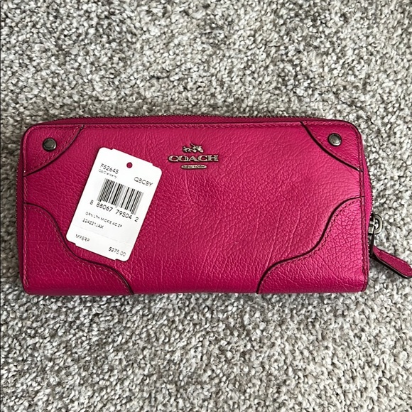 Coach Handbags - NEW coach wallet (Mickie) pink with tag